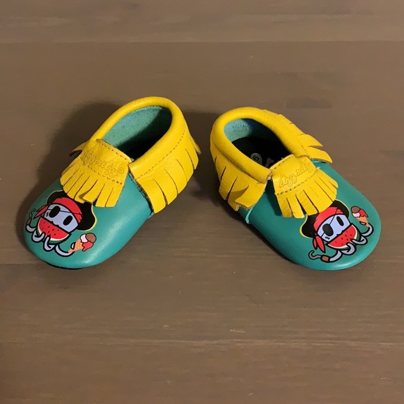 Tokidoki x Itzy Ritzy Leather Moccasins - Size 0 to 6 Months - Picture 4 of 6